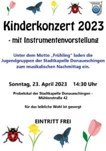 Plakat Kinderkonzert 2023