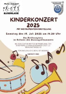 Plakat Kinderkonzert 2025