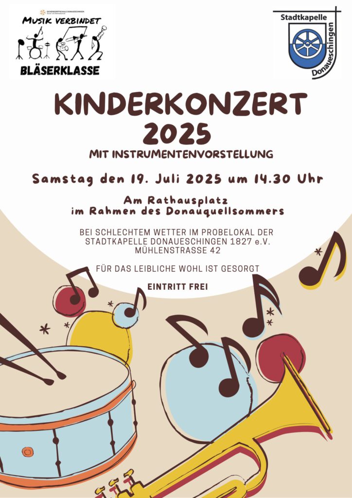 Plakat Kinderkonzert 2025